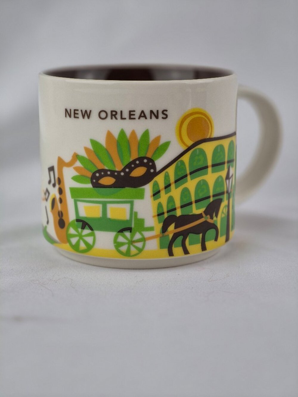 Starbucks New Orleans Mug You Are Here Collection 2014  14 oz
